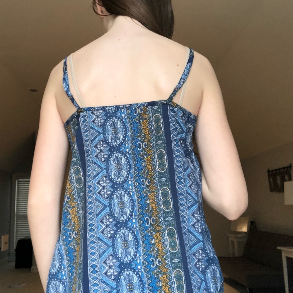 patterned tank top